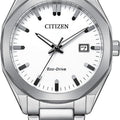 Citizen Men's Eco-Drive Watch 151081007 – 38mm Silver-Gold 2-Tone Stainless Steel with White Dial