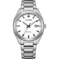 Citizen Men's Eco-Drive Watch 151081007 – 38mm Silver-Gold 2-Tone Stainless Steel with White Dial
